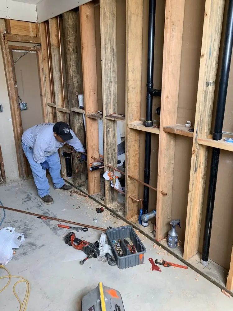 Commercial rough-in plumbing for Trenchless Sewer Repair in Crafton